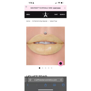 NIB Jeffree Star Cosmetics Velvet Trap Lipstick Easter Sunday, Easter Sunday